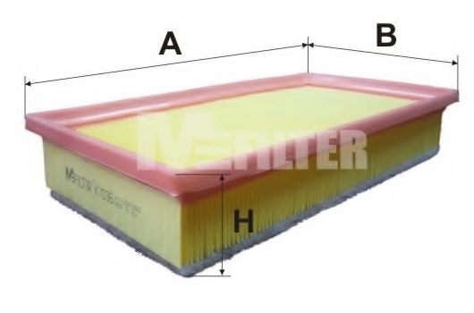 Воздушный фильтр MFILTER K 7036