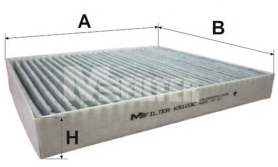 Фильтр салона MFILTER K 9103C