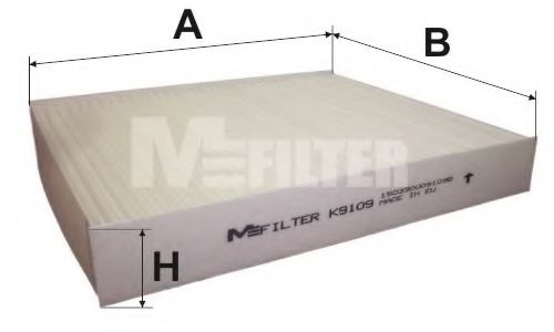 Фильтр салона MFILTER K 9109