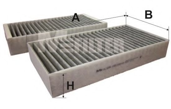 Фільтр салону MFILTER K 9110C-2