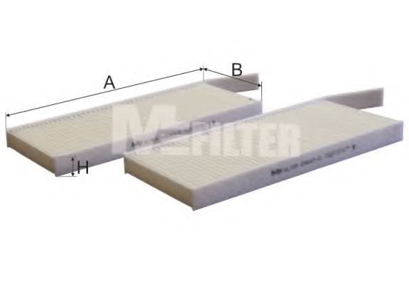 Фильтр салона MFILTER K 9042-2