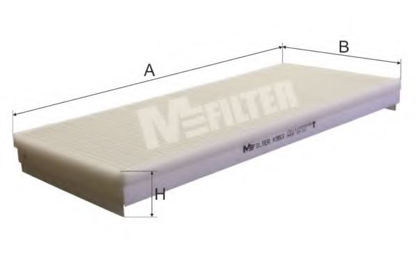 Фільтр салону MFILTER K 953