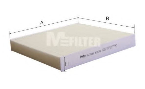 Фильтр салона MFILTER K 976
