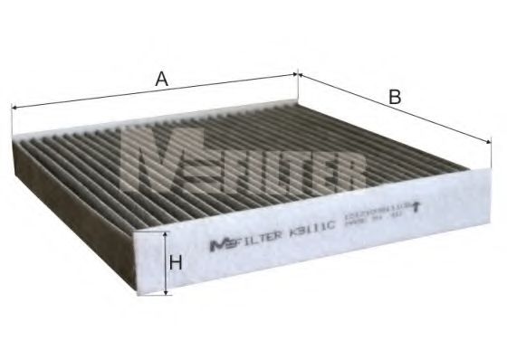 Фильтр салона MFILTER K 9111C