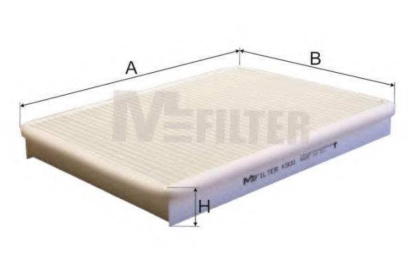Фильтр салона MFILTER K 931