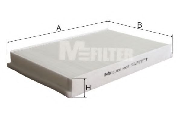 Фільтр салону MFILTER K 937