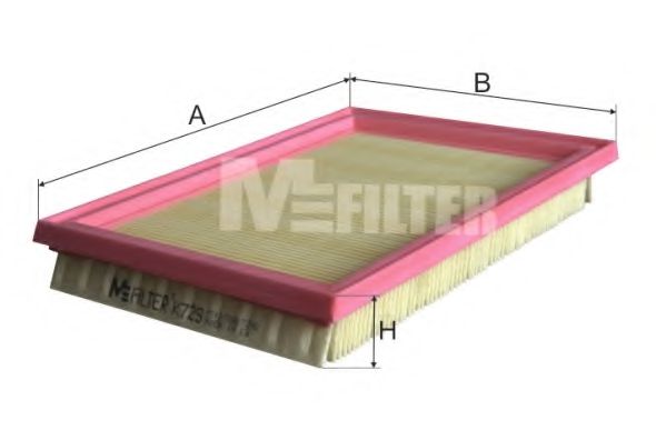 Воздушный фильтр MFILTER K 729