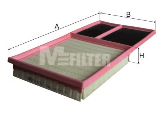 Повітряний фільтр MFILTER K 746