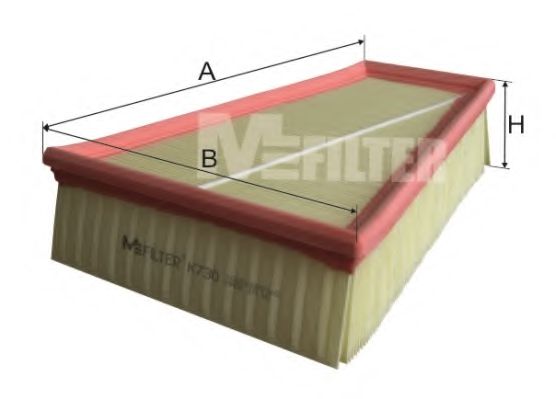 Воздушный фильтр MFILTER K 730