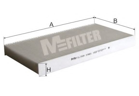 Фильтр салона MFILTER K 981