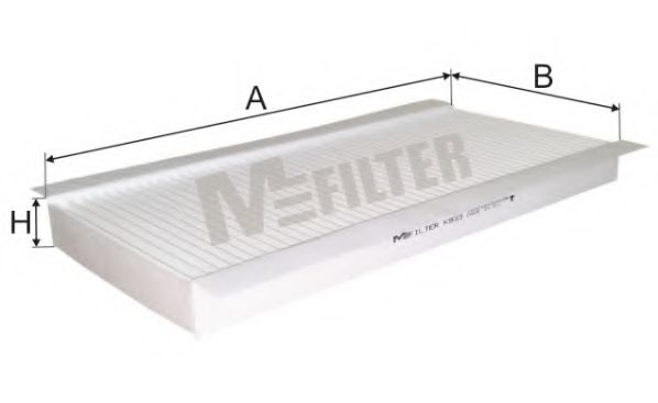 Фильтр салона MFILTER K 933