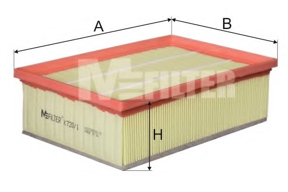 Воздушный фильтр MFILTER K 720/1