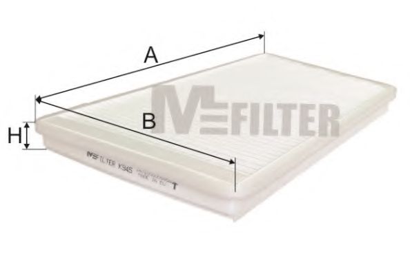 Фильтр салона MFILTER K 945