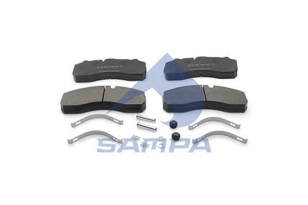 Тормозные колодки SAMPA 096.605