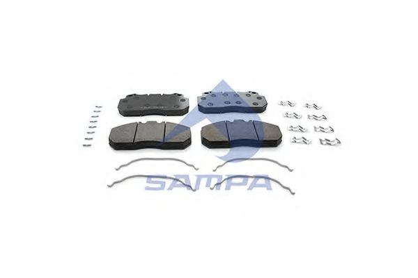 Тормозные колодки SAMPA 096.607