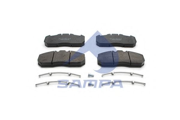 Тормозные колодки SAMPA 096.611