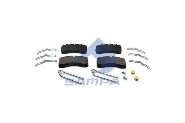 Тормозные колодки SAMPA 096.615