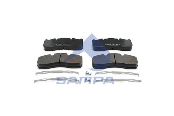 Тормозные колодки SAMPA 096.619