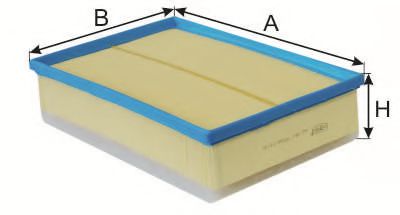 Воздушный фильтр GOODWILL AG 444 Air Filter for RENAULT/OPEl/NISSAN