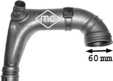 Впускной патрубок Metalcaucho 03865