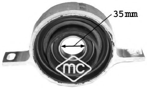 Подвесная опора карданного вала Metalcaucho 05836