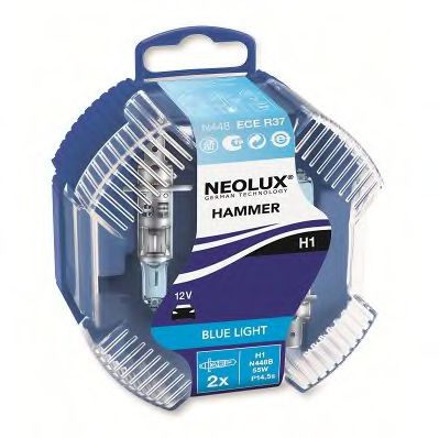Лампа накаливания NEOLUX® N448B BlueLight (фара дальнего света, основная фара, противотуманная фара; Лампа накаливания, основная фара, фара с авт. системой стабилизации)