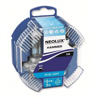 Лампа накаливания NEOLUX® N472B BlueLight (фара дальнего света, противотуманная фара)
