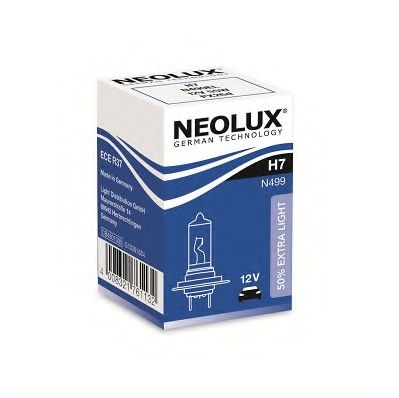 Лампа накаливания NEOLUX® N499EL ExtraLight (фара дальнего света, основная фара, противотуманная фара, фара с авт. системой стабилизации, фара дневного освещения)