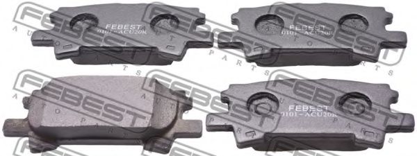 Тормозные колодки FEBEST 0101-ACU20R