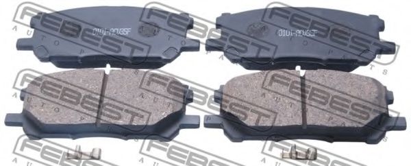 Тормозные колодки FEBEST 0101-ACU35F