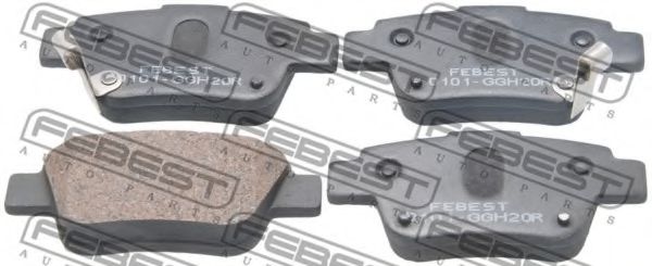 Тормозные колодки FEBEST 0101-GGH20R