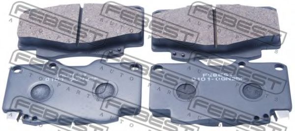 Тормозные колодки FEBEST 0101-GGN25F
