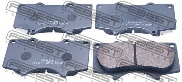 Тормозные колодки FEBEST 0101-GRJ120F