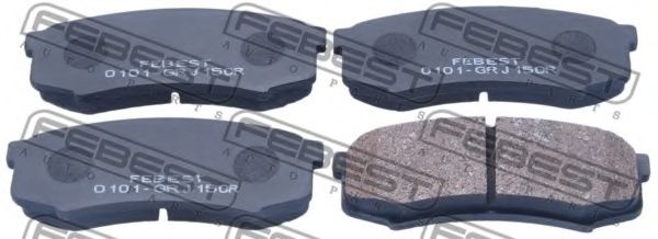 Тормозные колодки FEBEST 0101-GRJ150R