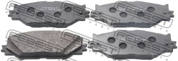 Тормозные колодки FEBEST 0101-GSE20F