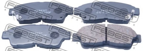Тормозные колодки FEBEST 0101-GX100F