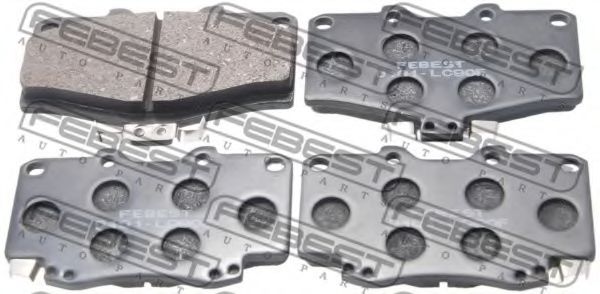 Тормозные колодки FEBEST 0101-LC90F