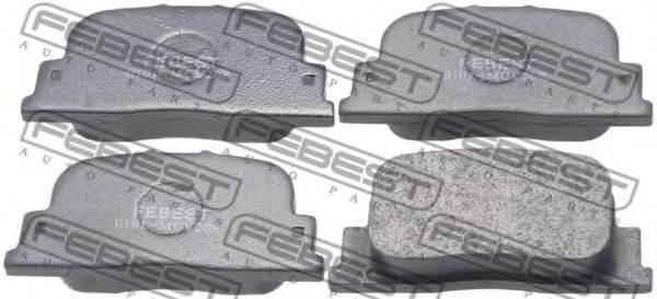 Тормозные колодки FEBEST 0101-MCV20R