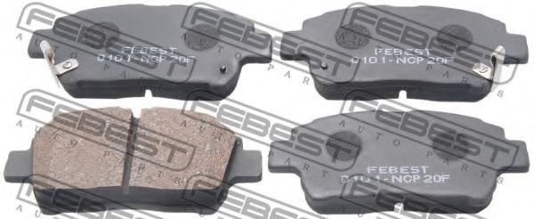Тормозные колодки FEBEST 0101-NCP20F