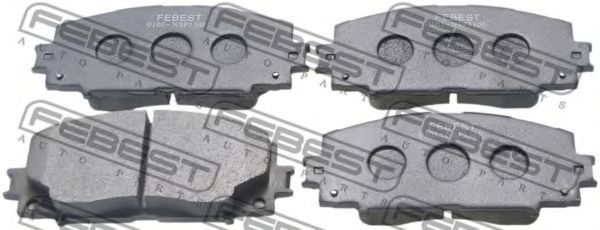 Тормозные колодки FEBEST 0101-NSP130F