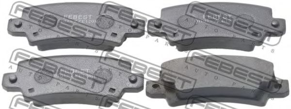 Тормозные колодки FEBEST 0101-ZZE120R