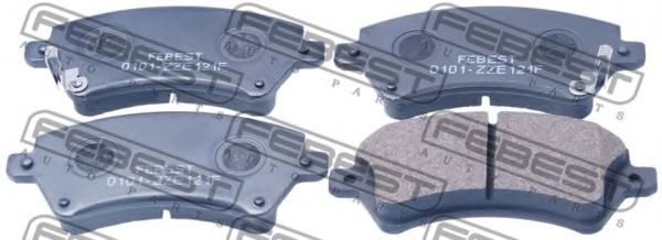 Тормозные колодки FEBEST 0101-ZZE121F