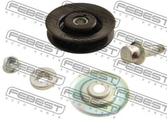 Натяжной ролик поликлинового ремня FEBEST 0187-KR42