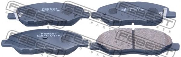 Тормозные колодки FEBEST 0201-C11F