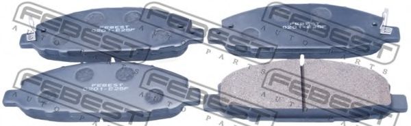 Тормозные колодки FEBEST 0201-E25F