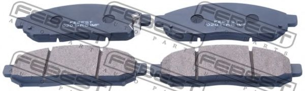 Тормозные колодки FEBEST 0201-R51MF