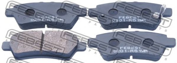 Тормозные колодки FEBEST 0201-R51MR