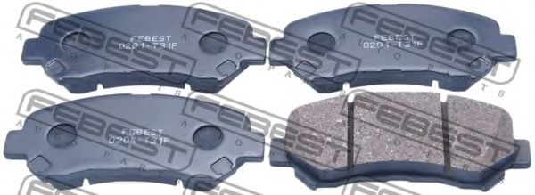 Тормозные колодки FEBEST 0201-T31F