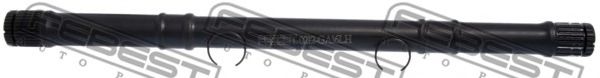 Приводной вал FEBEST 0212-GA16LH