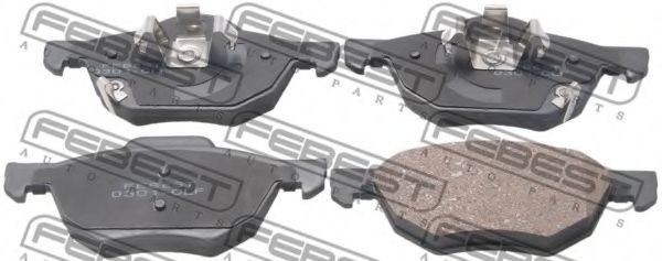 Тормозные колодки FEBEST 0301-CLF